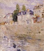 Berthe Morisot The Dock of Buchwu Germany oil painting artist
